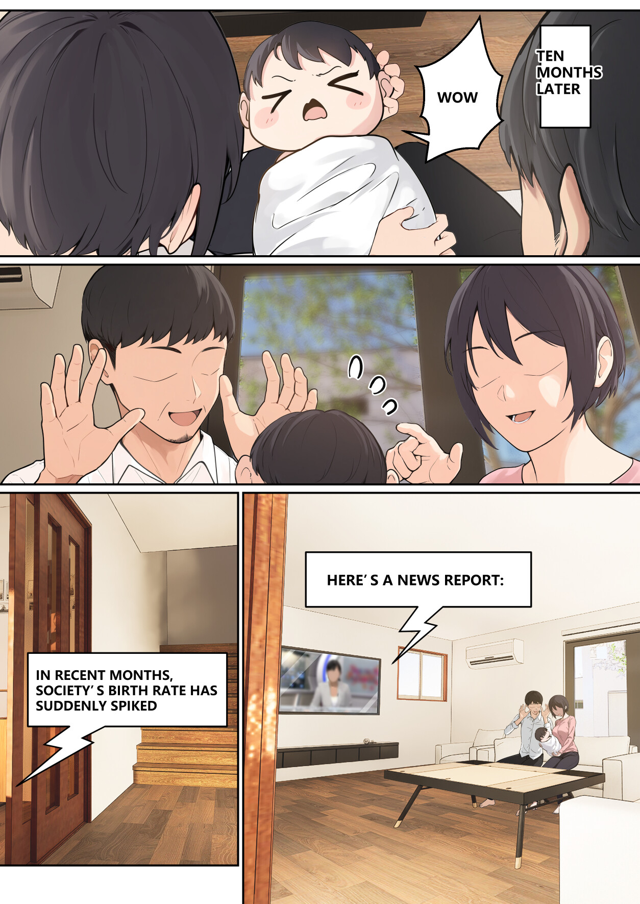 Hentai Manga Comic-My AR glasses can see various stats about my foster sister?!-Read-213